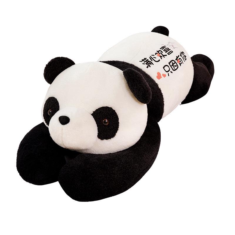 Large Panda Hug Pillow: Plush Leg-Clamping Sleeping Toy for Girls - Perfect Birthday Gift