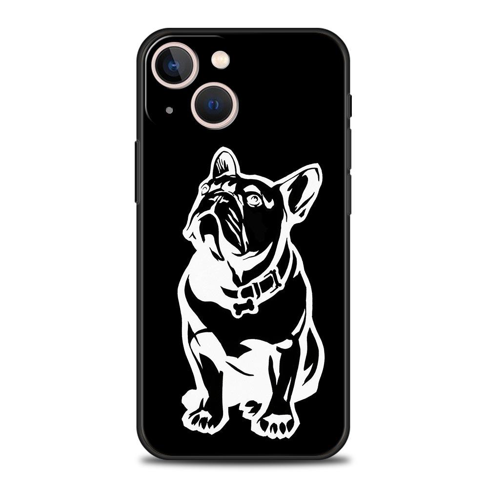 Coque de téléphone bouledogue français pour iPhone Samsung Galaxy Redmi Xiaomi Oppo OnePlus Note SA 7 8 9 10 11 12 13 14 20 21 22 23 53 54 Pro Max Plus Ultra