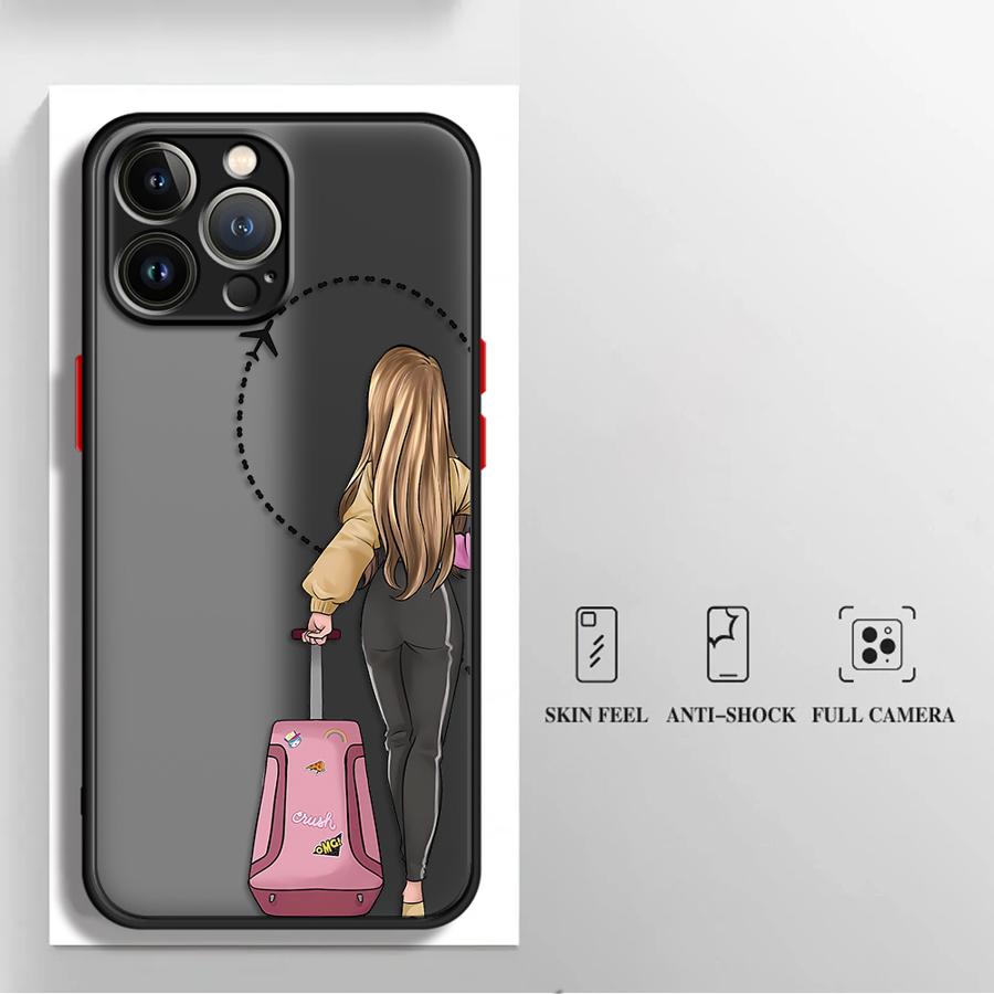 Girls Bff Best Friends Forever Always Phone Case for iPhone 16 13 15 12 11 14 Plus Pro ProMax 12 Mini 13 Mini X XS Max XR 7 8 SE
