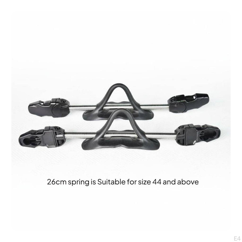 2 Stück Edelstahl Flossenband Elastische Tauchausrüstung für Freitaucher, Taucher S