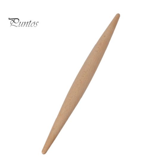 

Скалка с антипригарным покрытием с двойным наконечником, скалка из тонкого дерева, мастерство изготовления, поставка тортов и макаронных изделий 28cm