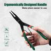 SPEEDWOX Axle Lock Ring Snap Ring Circlip Straight Lock Specialized Total Length Precision Professional Tool Pliers, Retainer, Pliers, Pliers, Tip,