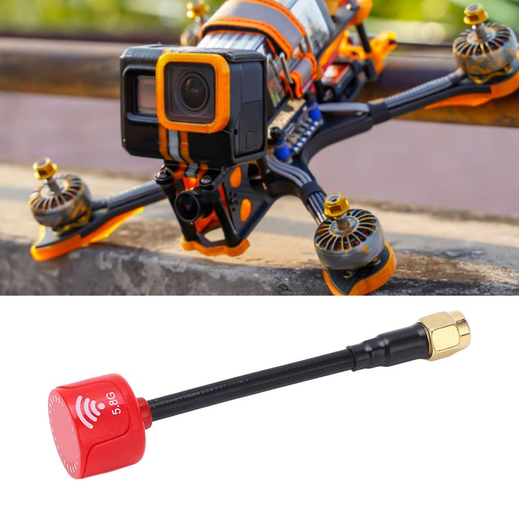 5.8Ghz 2.5dBi RHCP High Gain   with SMA Connector Plug 85mm for RC   Racing Drone