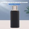TypeC Adapter Converter Female To   Male Mobile Phone Data Line USB Charging(Black )