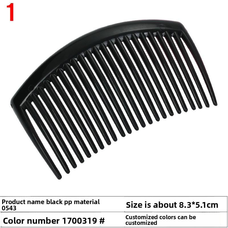 

Hair Comb Inserts Ancient-style Hair Comb Accessories Hair ClipsHeadwear Plastic Pressure Hair Combs 1pc чорний