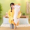 Long Strip Cat Plush Pillow Toy for Kids - Cartoony Doll & Sleeping Pillow