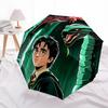 1pc Automatic Folding Umbrella - Compact 8-Rib Design, Durable Plastic & Iron, Perfect Gift for Friends & Family, Outdoor Umbrella, Fashionable Access