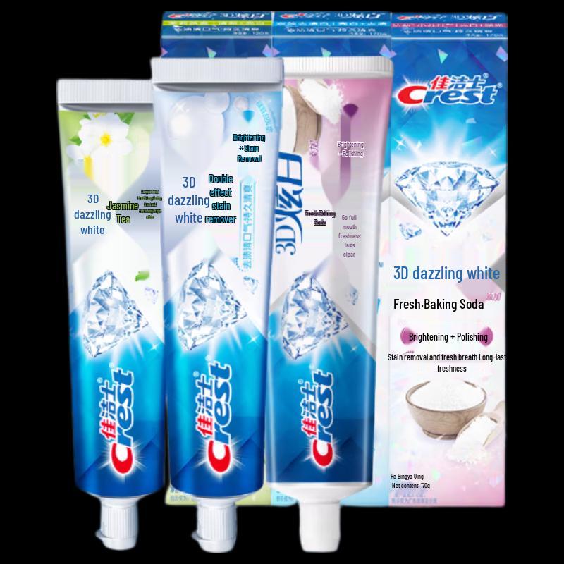 Crest 3D White Toothpaste Variety 3-Pack