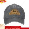 Retro Camel Trophy Racing Baseballkappe Unisex Damen Used Denim Snapback Hut Outdoor Sommer Unstrukturiert Weiche Kappen Mütze