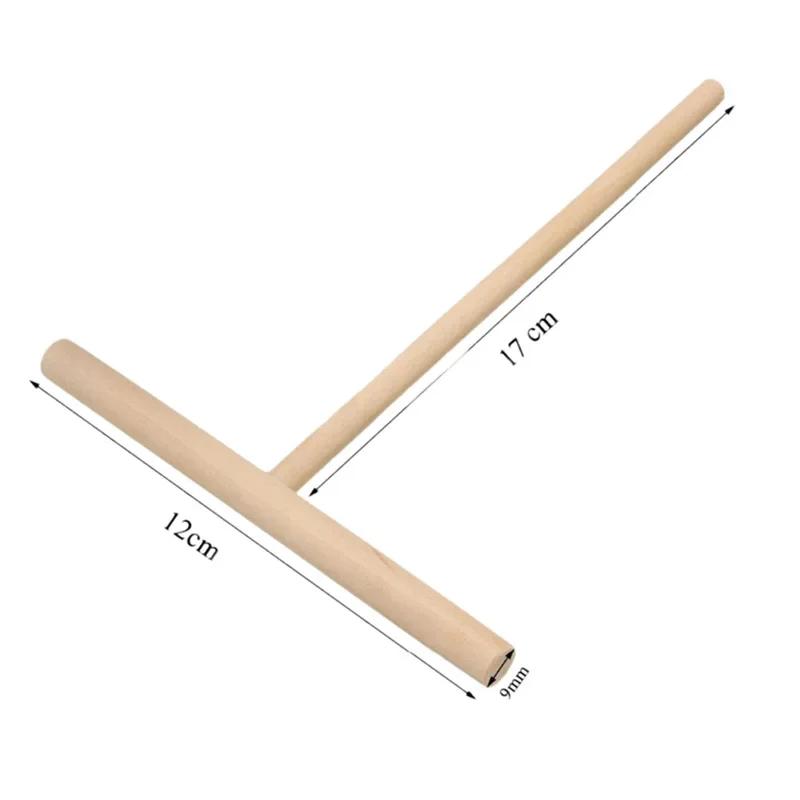 Dřevěná špachtle na těsto na palačinky HILIFE Nástroj na palačinky Domácí kuchyňské náčiní Čínská specialita Palačinkovač Dřevěný