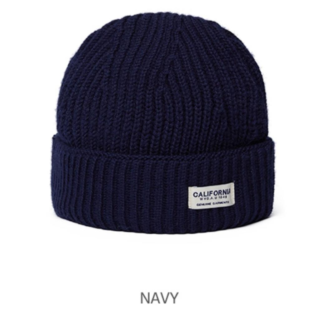 Whoau Unisex Label Short Beanie WHHMD4T11A