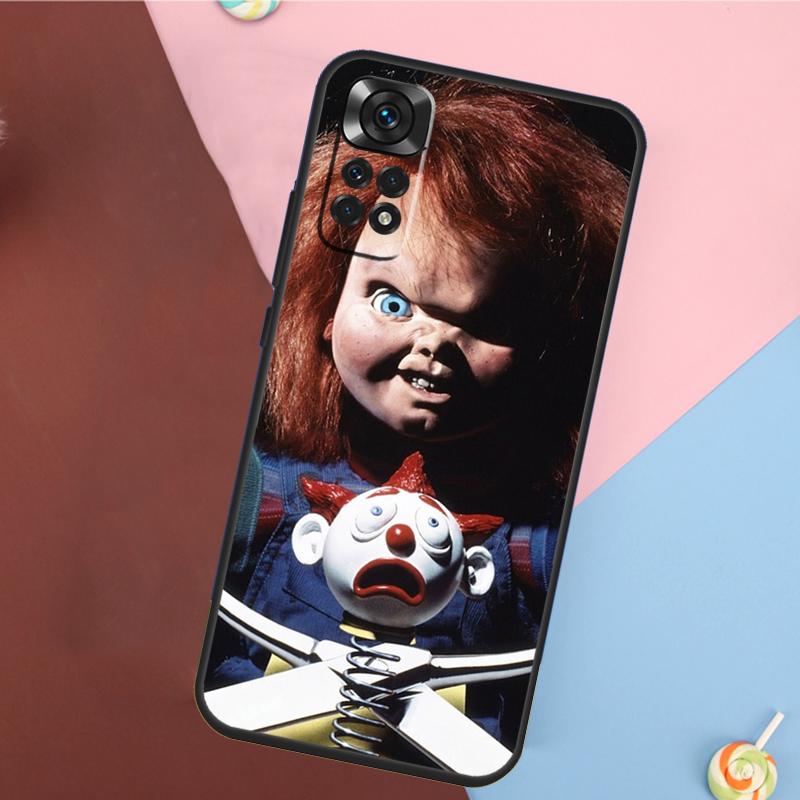Scary Chucky Doll Horror Movie Case For Xiaomi Redmi Note 11 Pro 11S 8 9 12 10 Pro 10S 9S Redmi 9 10 12C 9C 10C Back Cover