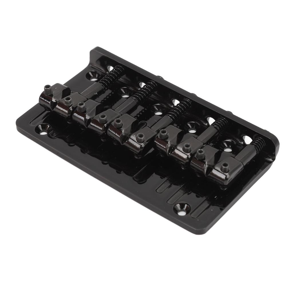 5 String Bass Bridge Adjustable Saddle Zinc Alloy Exquisite Retro Electric Bass Guitar Bridge