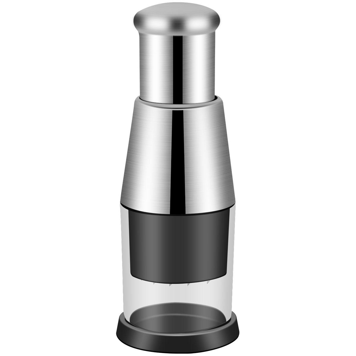 

Измельчитель чеснока из нержавеющей стали, ручная давилка для чеснока, ручная толкающая чесночная дробилка, экономящая труд кухонный измельчитель продуктов