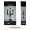 Halloween Skeleton LED Candle Lamp: Spooky Festival Skull Ornament & Pumpkin Decor