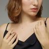 Invisible Zircon Pendant Necklace S925 Silver Solitaire Fishline Choker  for Female