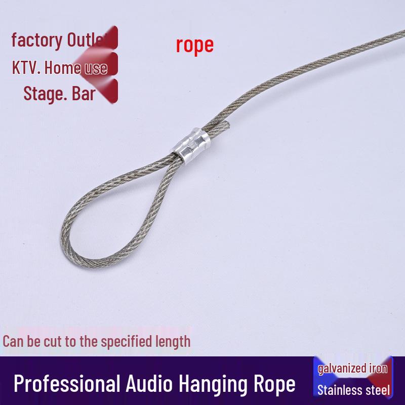Steel Wire Rope for Speaker Hanging and Audio Safety
