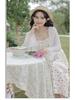 Fresh and Sweet Lace Sunscreen Cardigan & Camisole Dress Shawl for Women - Summer Age-Reducing Temperament