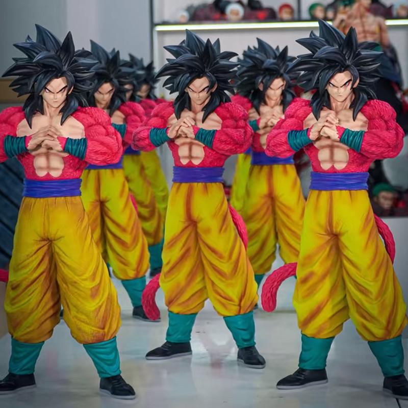 New 55cm 2%&Jt Studio Dragon Ball Anime Figures Ssj4 Son Goku Figures Super Saiyan 4 Goku Pvc Statue Collection Model Toys Gifts