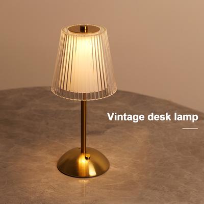 Luz noturna LED recarregável Touch Night Lamp Quarto Estudo de cabeceira Atmosfera Decoração Vidro LED Lâmpadas de mesa