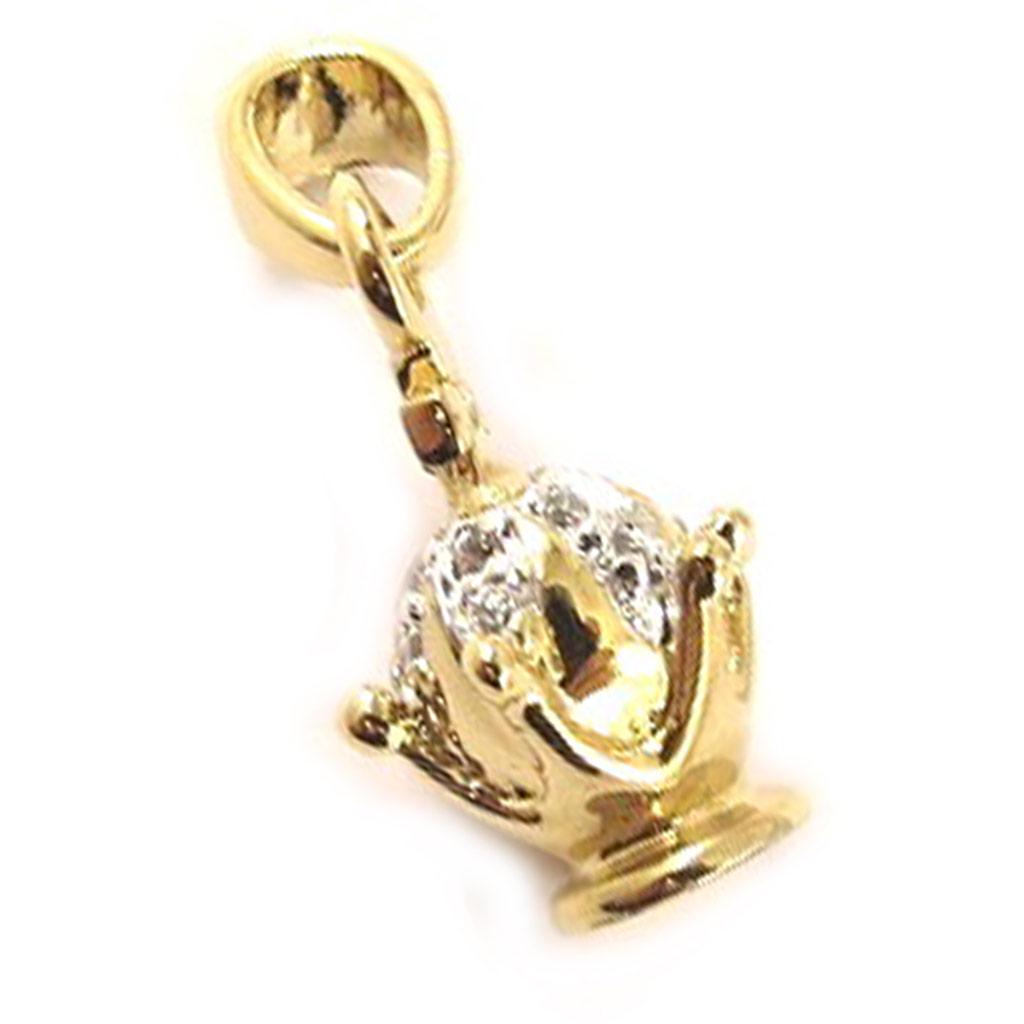 Les Trésors De Lily [D4619] - Pendentif Plaqué Or 'Crown'