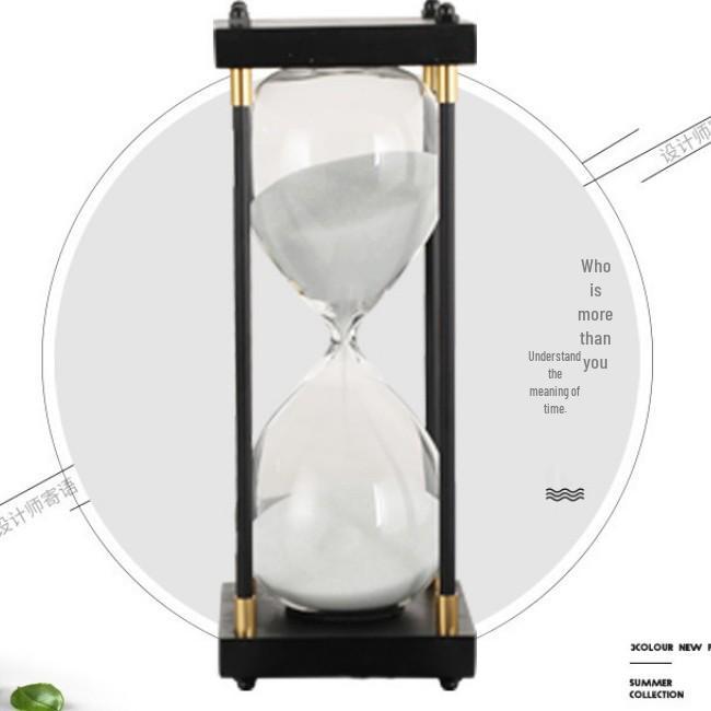 Retro Hourglass Timer: Creative Desktop Ornament & Qixi Birthday Gift (30/60 Minutes)