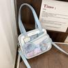 Small Food Intake Pain Bag, Casual Student Crossbody Uniform Bag, Girls' Second-dimensional Daily Diagonal Shoulder Handbag