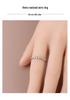 925 Sterling Silver Adjustable Twisted Ring for Women - Minimalist Index Finger Band