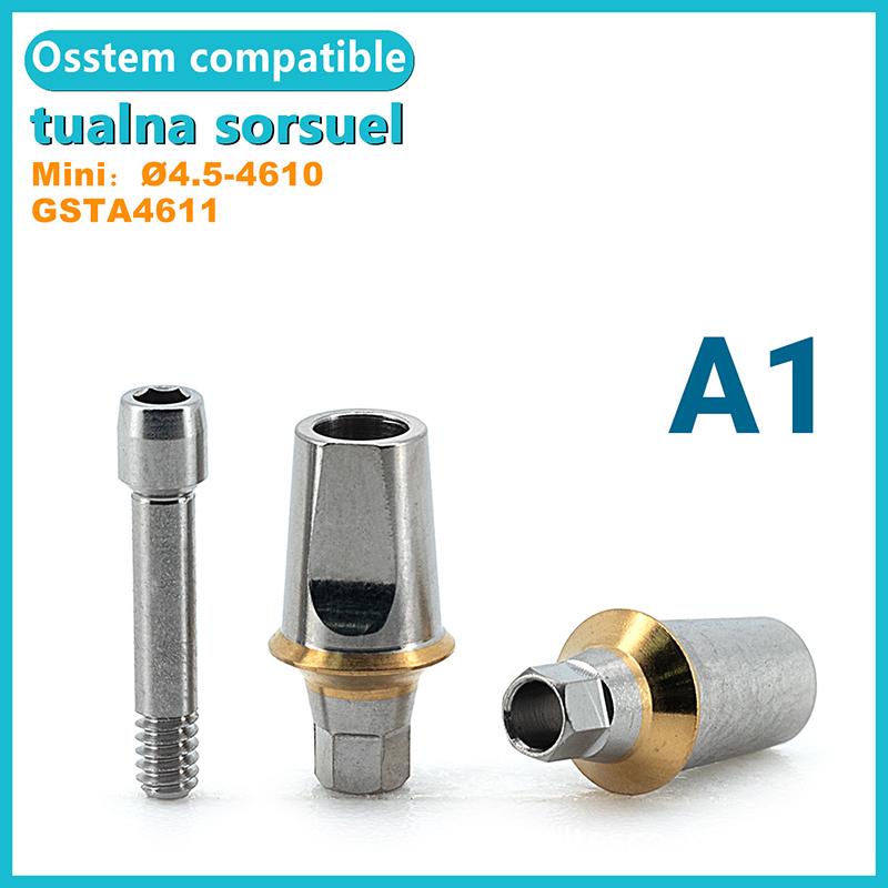 1 Set Strumento di Sostituzione per Impianti Dentali Componente Regolare ad Angolo Retto Composito Accessori di Riparazione Viti Strumenti Per Osstem