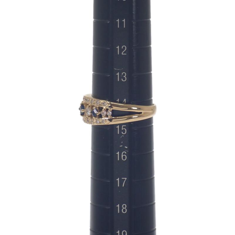 no brand  #14(JP Size) ring K18 yellow gold Women