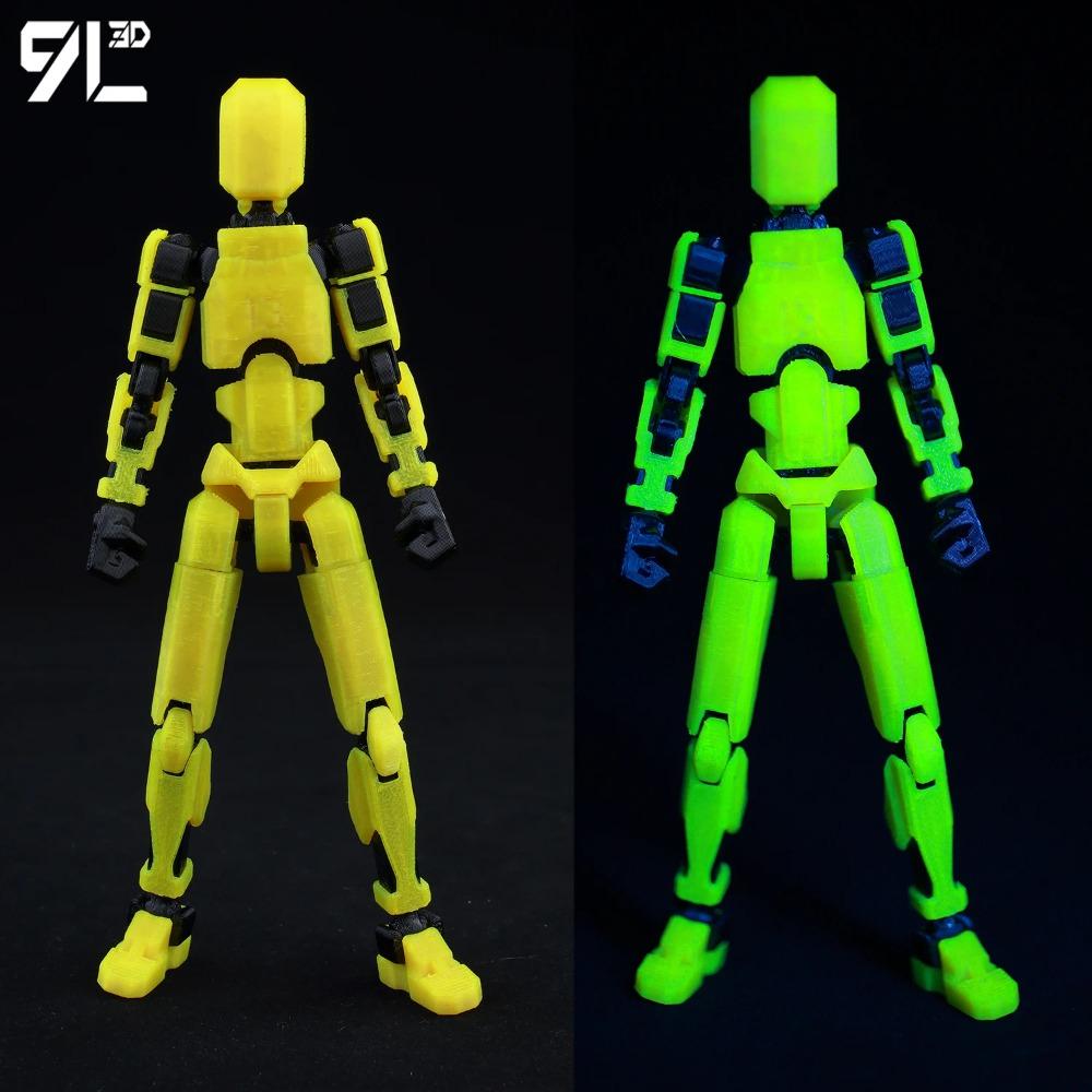 (Assembly Completed) T13 Action Figure Set,Dummy 13 Robot Action Figure, Lucky 13 Collectible Action Figure Articulated