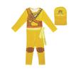 Ninjago Kids Kai Jay Cosplay Glove Hat Jumpsuit Set Halloween Clothes Party