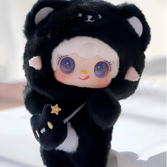 Yooki Bite the Bear Series  Original Plush Mascot Blind Box  6 Types + 1 Surprise + 1 Secret - Randomly Included  Approx. 10cm  Fluffy Material with