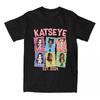 KATSEYE 6-Member Chibi Tarot Card Style "EST. 2024" Graphic Pink T-Shirt | Global K-Pop Girl Group Fan Merch Tee