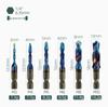 Yunbei Titanium-Plated High-Speed Steel Hex Shank Spiral Tap Drill
