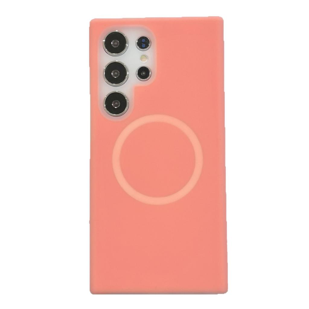Samsung S25 Ultra Liquid Jelly Magnetic Suction Phone Case Suitable for S24 Skin Feeling S23FE Full Inclusive Anti Fall Protection Case
