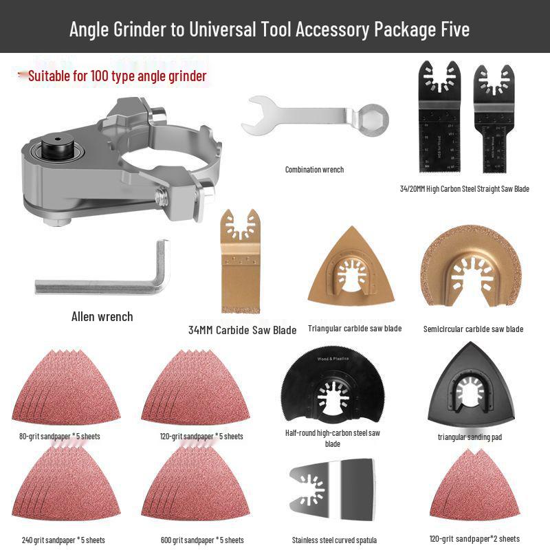 Angle Grinder Conversion Head: Multifunctional Woodworking Trimmer & Cutting Machine Adapter