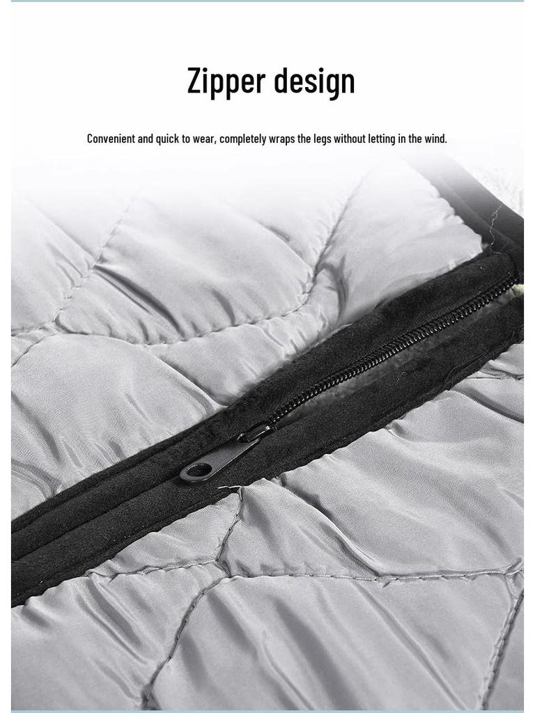 Fleece-Lined Winter Wheelchair Blanket: Windproof, Warm, and Thickened for Elderly Cold and Leg Protection Outdoors.