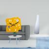 Nordic Minimalist Cheese Clock Desk Quiet Acrylic Wall Hanging for Office Bedroom