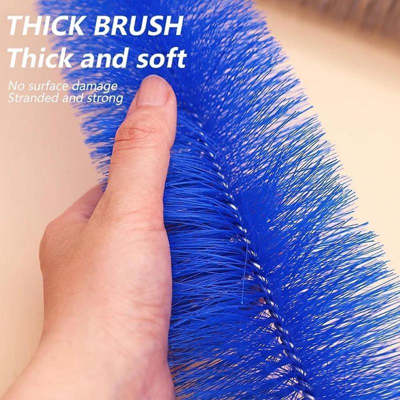 2PCS 40cm Fan Brush Bendable Microfibre Duster Household Dust Remover Cleanning Brush Air-conditioner Furniture Shutter Car Cleaner