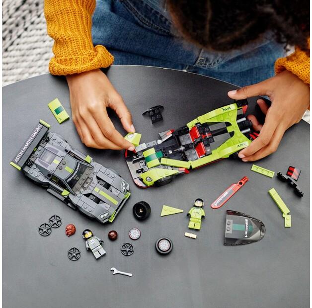LEGO Speed Champions 76910 Aston Martin Valkyrie AMR PRO и Aston Martin Vantage GT3