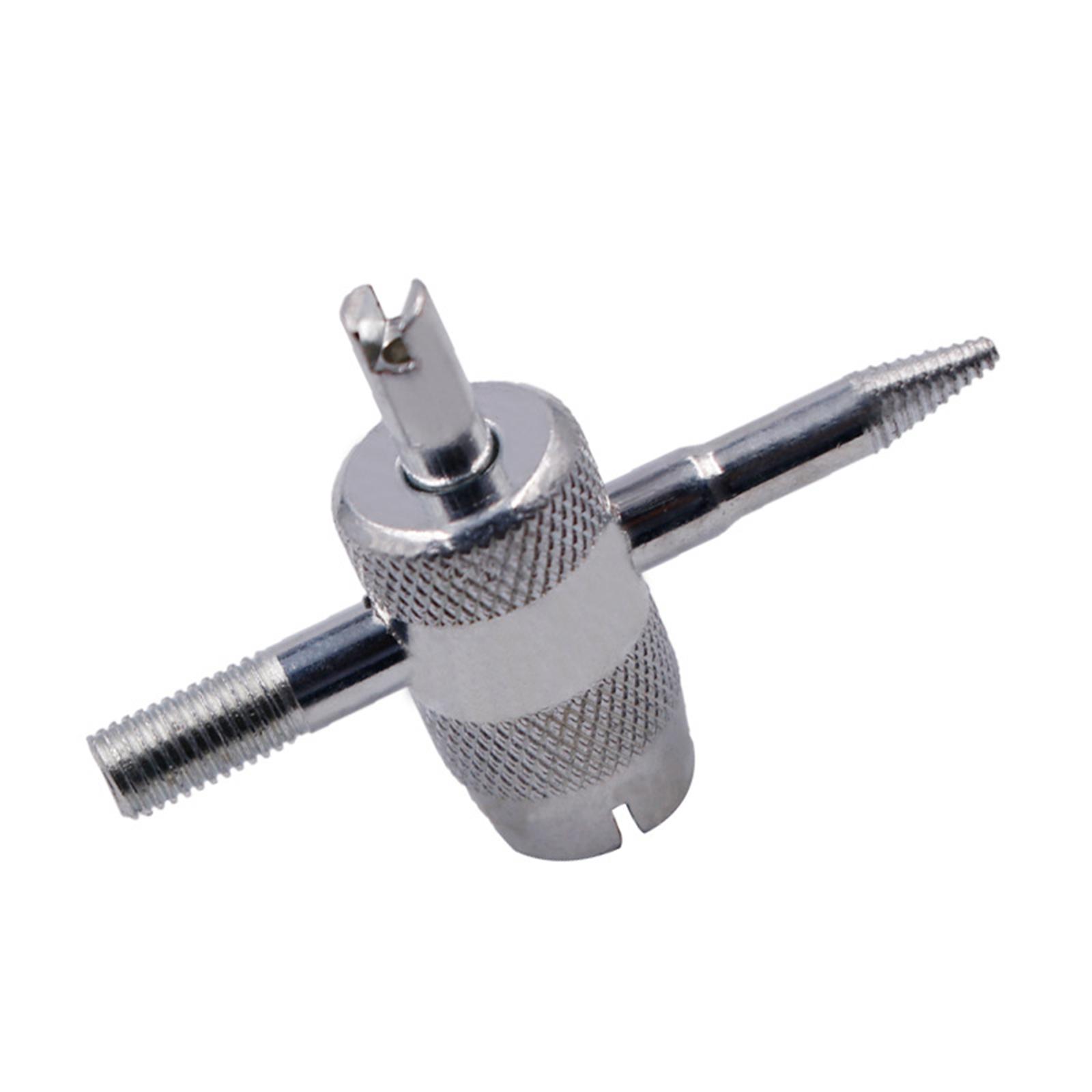 

Tire Core Key Deflation Tool, Car Tire Inner Tube Installation Tool, In One Core One Size белый