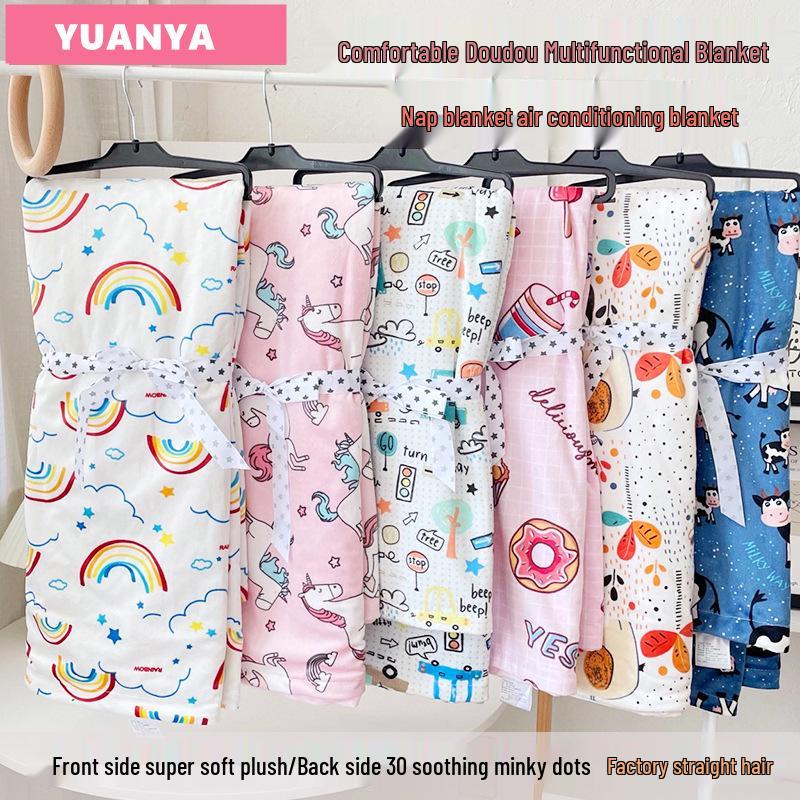 Washable Baby Wool Soothing Blanket - All-Season Nap & Sofa Quilt