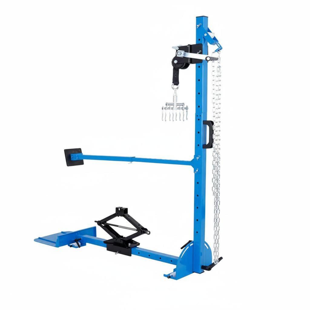 Auto Body Pulling Frame Sturdy Steel Construction Damage Station