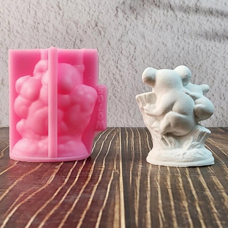 Koala with Baby Molds Casting Molds Plasters Molds Animal Silicone Mould Ornament Molds Castings Molds Epoxy Resin Molds