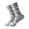 Trendy Stockings - Men's Large Size Mid-Calf Cotton Socks, Animal Life Series Theme Trendy Stockings