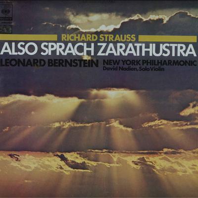 LP Record RICHARD STRAUSS LEONARD BERNSTEIN N Also Sprach Zarathustra Op.30 SOCP24001 CBS SONY Japan Classical Used