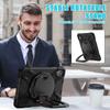 Περιστρεφόμενη θήκη 360° για παιδιά, Universal για IPad Mini 7 2024 A17 Pro Mini 6 2021 8.3", Κάλυμμα με βάση τύπου πανοπλίας, με λαβή, Λουράκι ώμου
