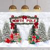 Christmas Background Cloth 480x210cm Large Holiday Party Backdrop for Wall Decor Easy Install Photo Booth Prop