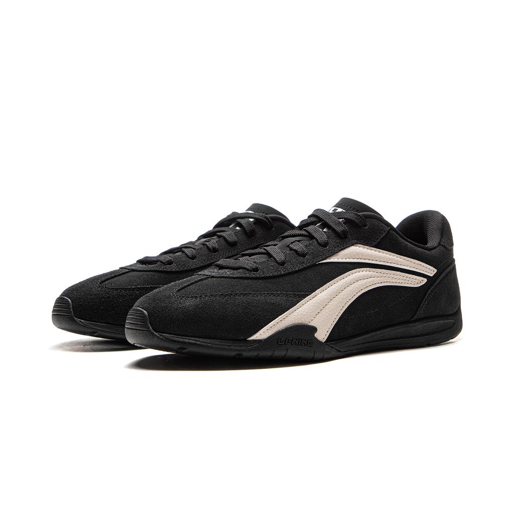 Li Ning Film TURBO Slip Resistant, Abrasion Resistant, Lightweight Low top Casual Shoes Men's Black AGLV127-2